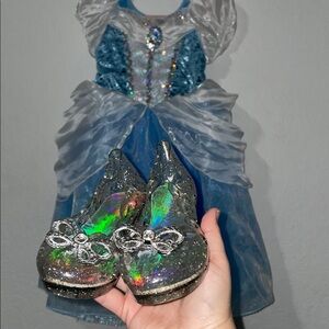 Disney Cinderella Enchanting Princess Kids Costume with matching shoes